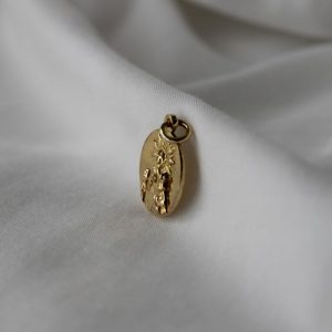 Medalla Virgen de la Corona de Almudévar chapada en Oro 18K o Plata de 1ª Ley - Imagen 4