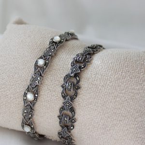 Pulseras Marquesitas Plata 1ª Ley