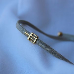 Nueva Pulsera Parrilla San Lorenzo Elástica Plata Chapada en Oro